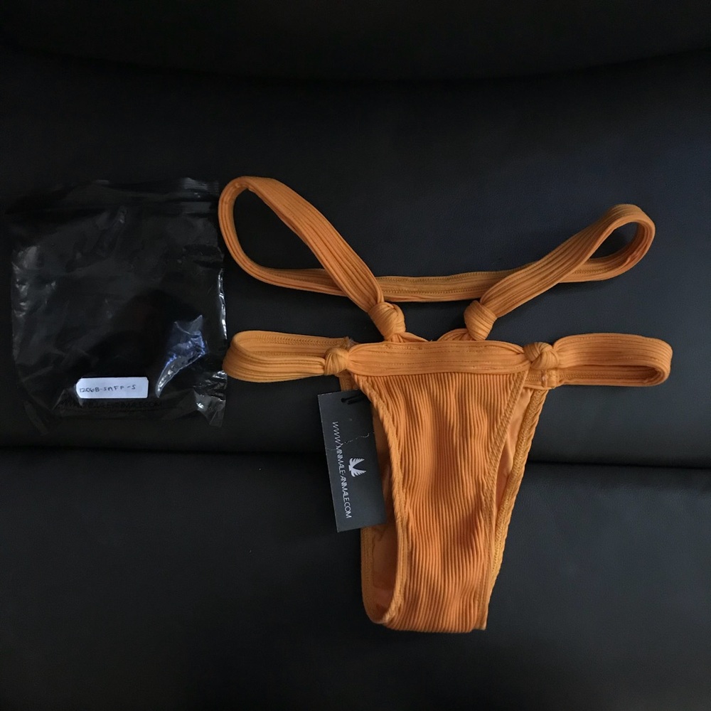 Trade 🔆 NWT Saffron High Cut Knotted Bandit Brief